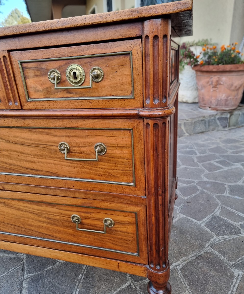 Cassettone Francese in noce del ’700 Direttorio-photo-5