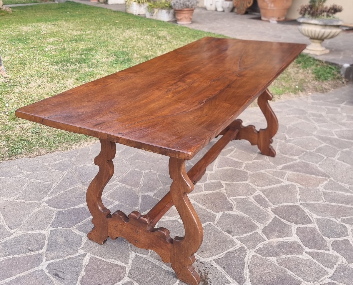 Tavolo fratino del ‘700 in legno di noce Toscana-photo-3