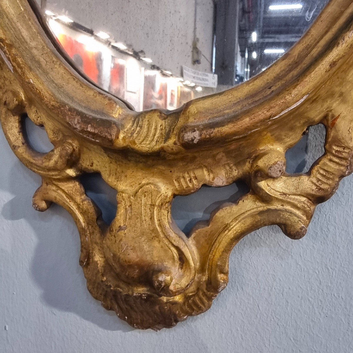 Coppia di specchiere dorate veneziane dell’800-photo-4