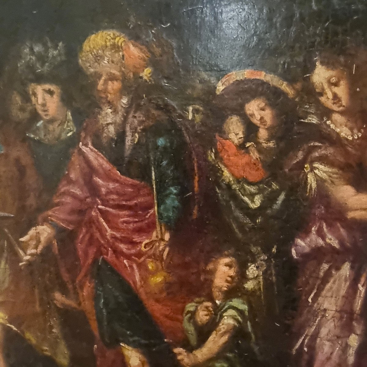 Olio su tavola fine 500 la Torre di Babele Frans Francken II" - Chef-d'œuvre Flamand-photo-1