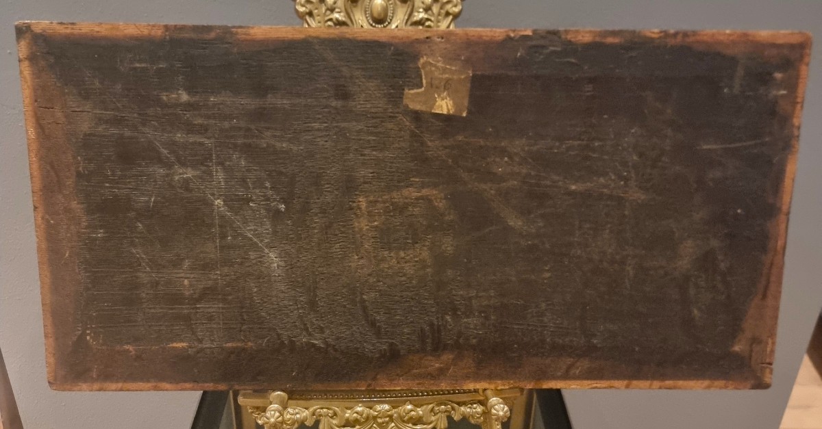 Olio su tavola fine 500 la Torre di Babele Frans Francken II" - Chef-d'œuvre Flamand-photo-8