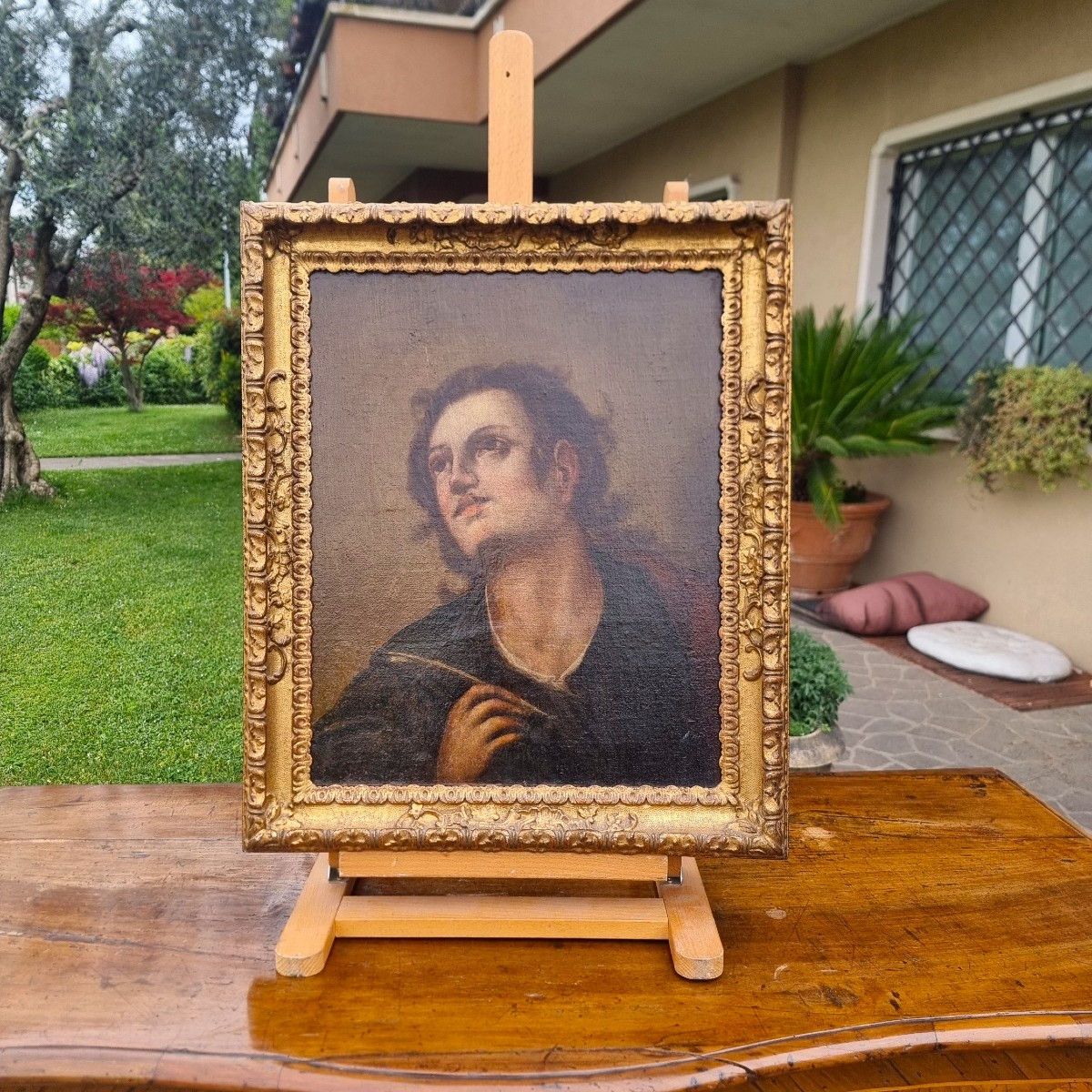 Olio su tela fine 600 San Giovanni Evangelista-photo-2