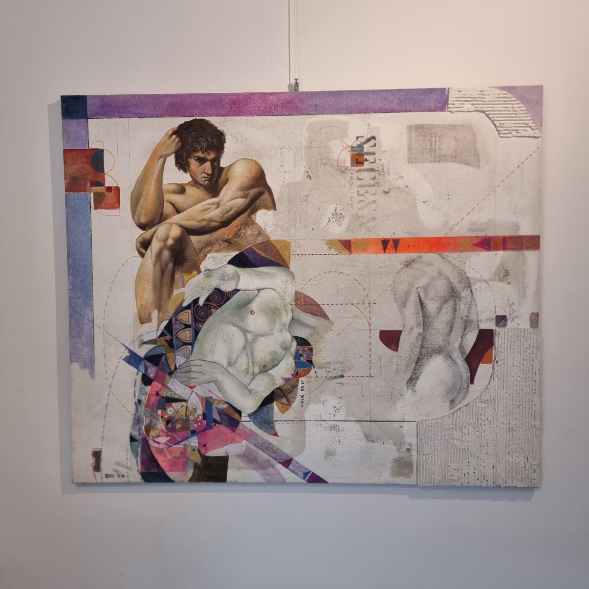 Essenza dell’Uomo tecnica mista su tela Roberto Nezzi