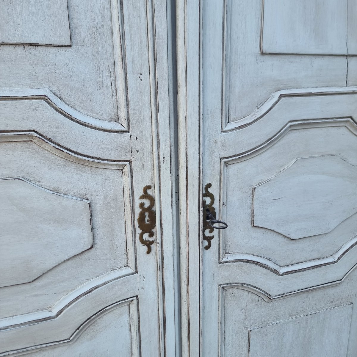 Armadio laccato dell’800 Provenzale in noce-photo-4