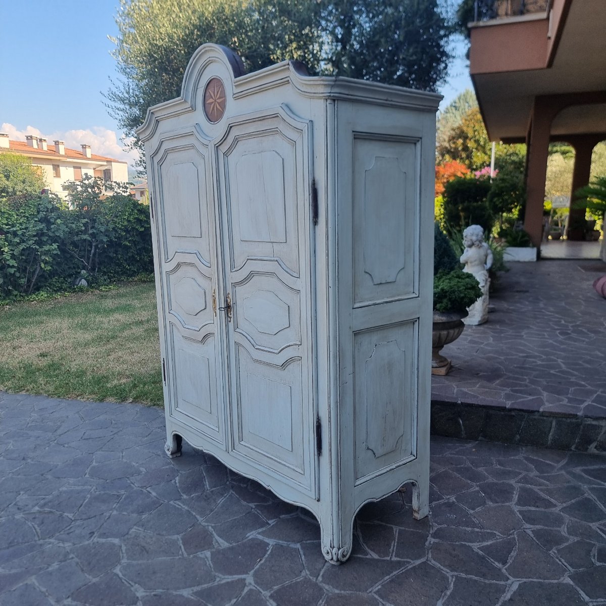 Armadio laccato dell’800 Provenzale in noce-photo-2