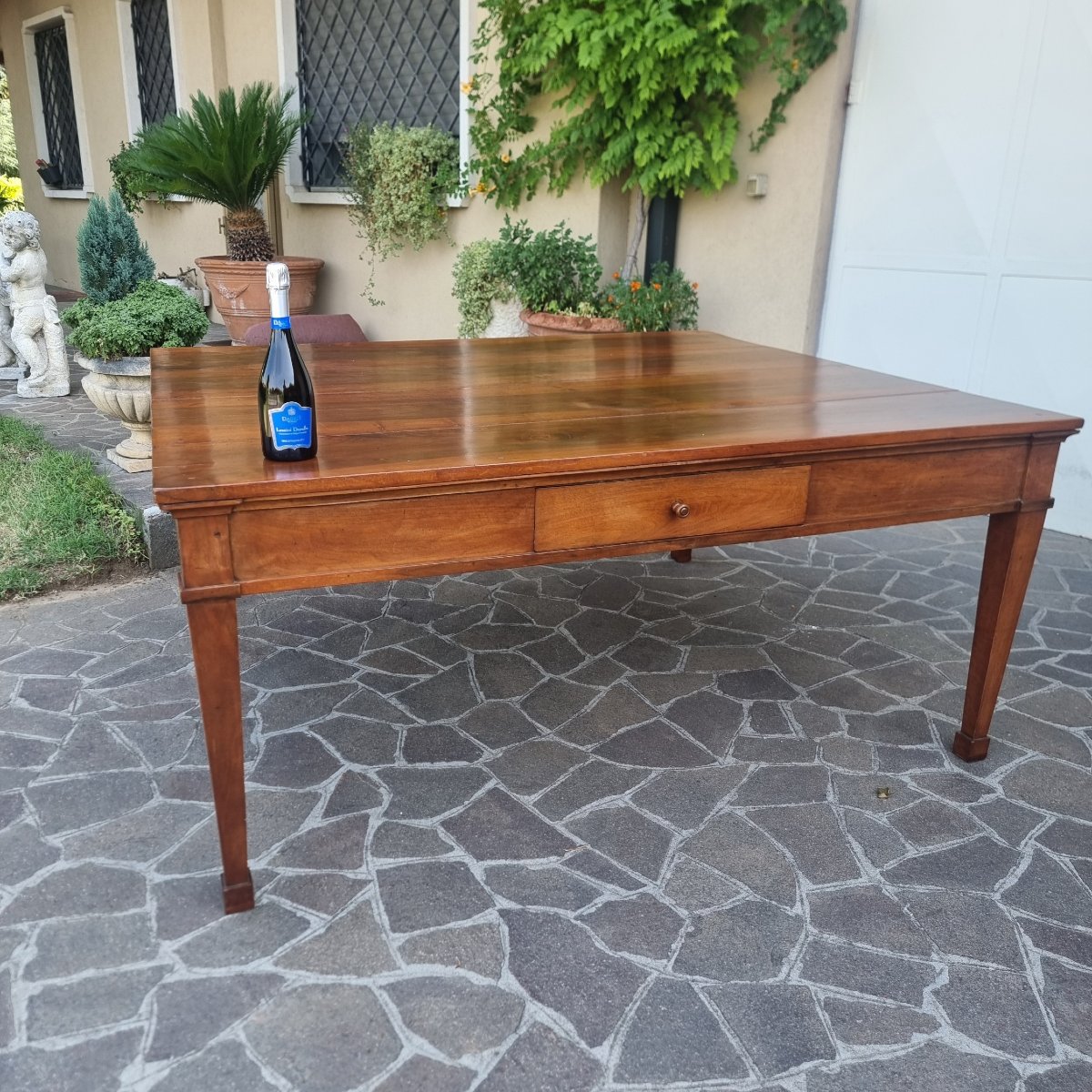Tavolo in noce del 700 Direttorio Veneto-photo-2