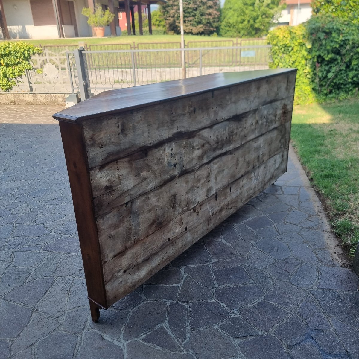 Credenza scantonata in noce Veneta 800-photo-2