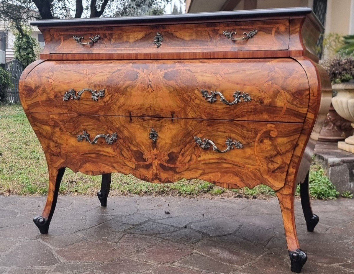 Cassettone Lombardo '800 in Style Luigi XV