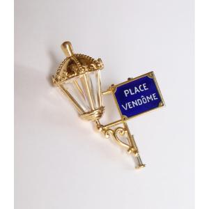 Mauboussin Brooch Lantern Place Vendôme 1950s