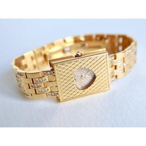 Corum Ladies Watch Book Heart In 18 Carat Gold Mother-of-pearl Diamonds
