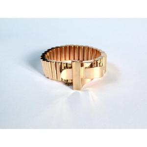 1940s Tank Bracelet In 18k Gold