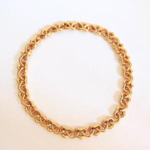 Chaumet Heart Necklace In 18-carat Yellow Gold