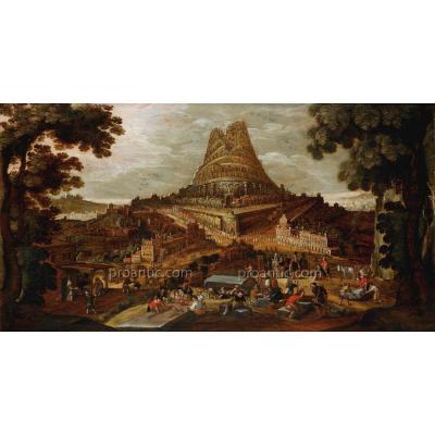 The Tower Of Babel, Attributed To Hendrick III Van Cleve