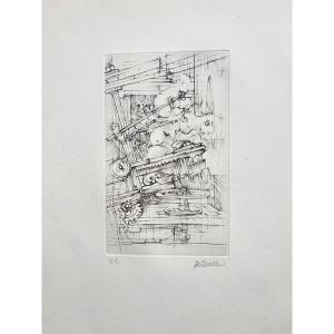 Hans Bellmer, Etching And Drypoint, 1975