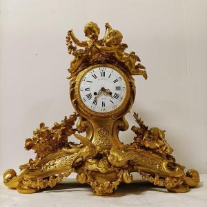 Pendulum Bronze Raingo A Paris