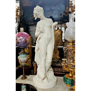 A.ernest Carrier - Belleuse Marble Sculpture