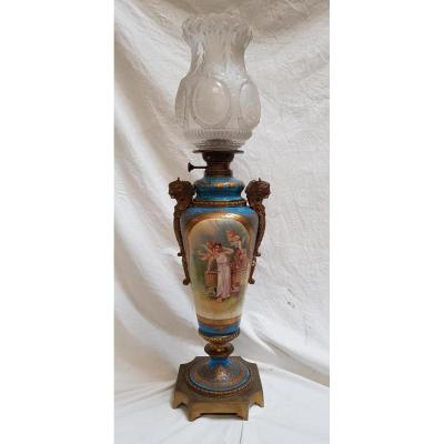 Sevres 1844 Signed Lamp