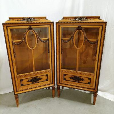 Beautiful Pair Of Showcases