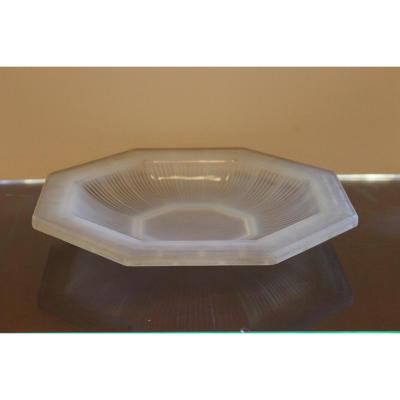 Art Deco Cup Opalescent Glass Signed Avesn France (cat: Art Deco Cup 1930)