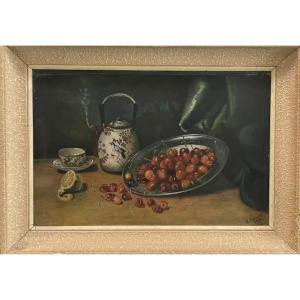 Still Life With Cherries, Sauvaget 1928