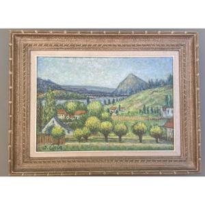 Landscape Isaac Lisie 20th Century Hst