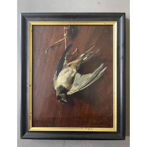 Still Life With Bird, Hunting, Marius Roy 