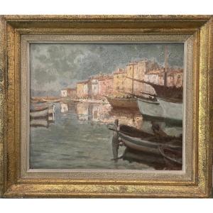 Port Of Saint Tropez, Hippolyte Lety, 1939