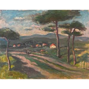 Umbrella Pines, Robert Fleurent 1967