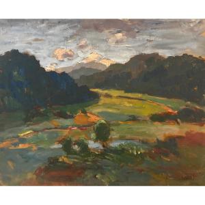 Mount Sainte Victoire, Robert Fleurent, 1950s