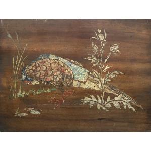 Hardstone Marquetry Panel, Pietra Dura, 19th Century