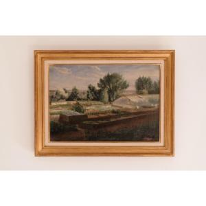 The Vegetable Garden At Château d'Aguessseau, Marette 1902
