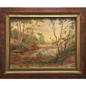 Landscape, Louis Lejeune, 1900