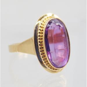 Ring, Gold And Amethyst.