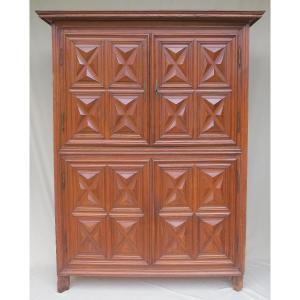 Buffet Louis XIII In Walnut.