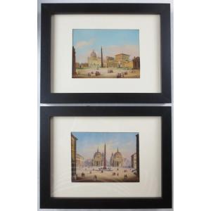 Views Of Rome, 19th Century.