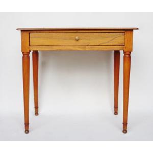 Natural Wood Writing Table.