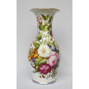 Restoration Period Porcelain Vase. 