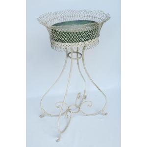 Wrought Iron Planter, 19th Century.