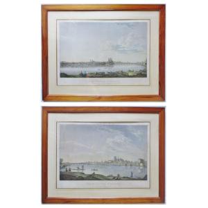 Views Of Orléans By Salmon, 19th Century.