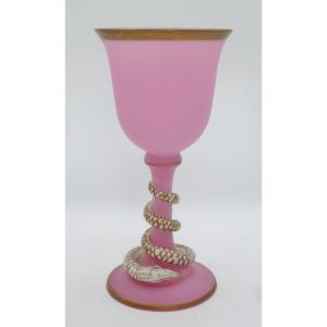 Chalice Vase, Opal Crystal, 19th Century.