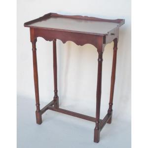 Louis XIV Side Table In Walnut.