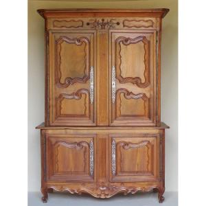 Two-part Walnut Buffet, 18th Century.