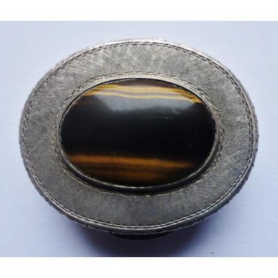 Box Adorned With A Tiger Eye.