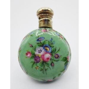 Enamelled Salt Bottle, Restoration Period.