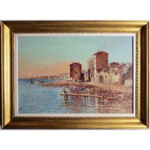 View Of The Coast In Bandol.