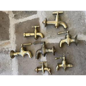 Exclusive Antique Taps, Cold Water Taps Connectable To The Existing Water Supply System