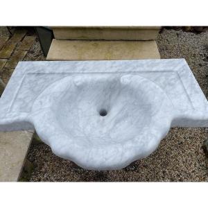 Italian Carrara Marble Sink