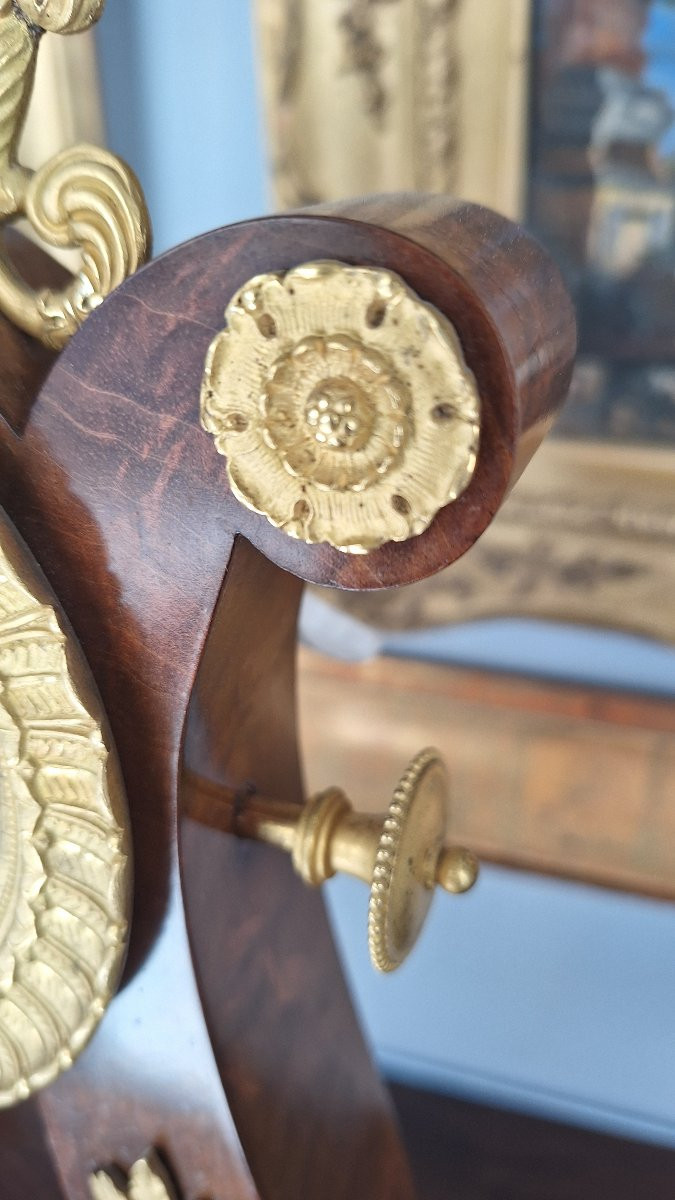 Orologio a lira in stile Carlo X-photo-3