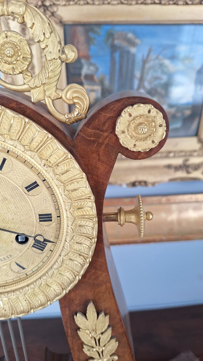 Orologio a lira in stile Carlo X-photo-4