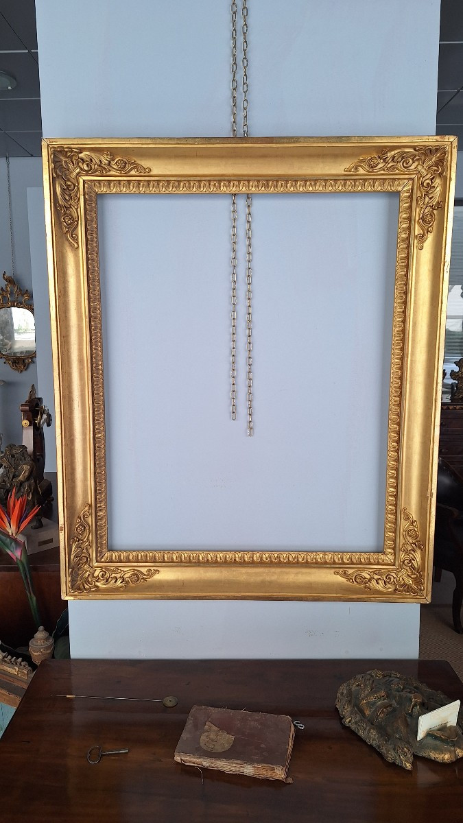 Cornice dorata Carlo X